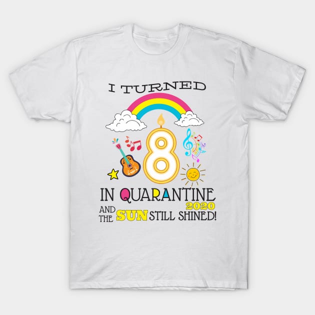 8th birthday quarantine shirt shop